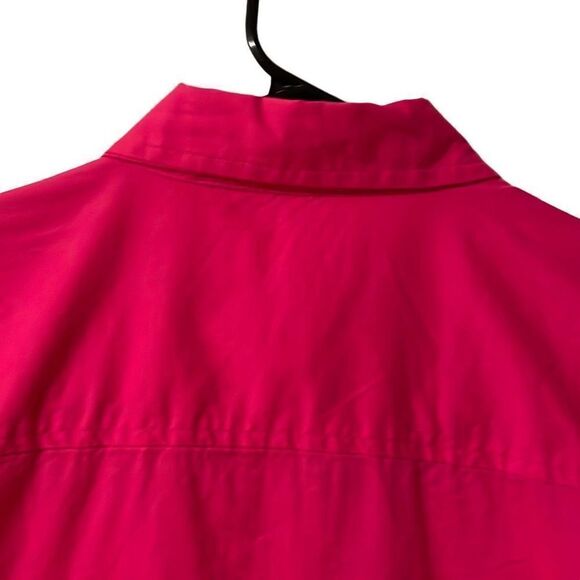 GAP pink boyfriend fit 100% cotton collar button front shirt S - Picture 9 of 12